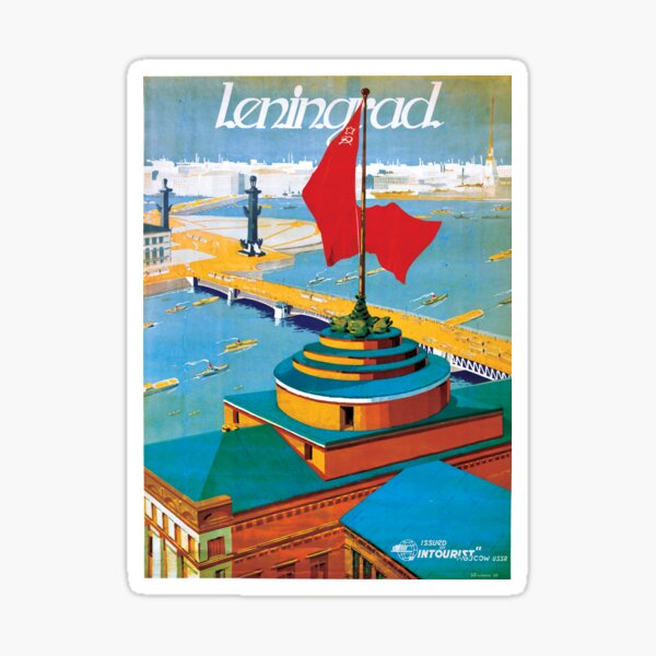 Artikel-Vorschau von Leningrad Intourist-Plakat, designt und verkauft von Domain of the Public.