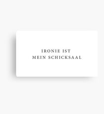 irony Canvas Print