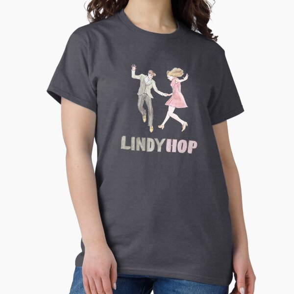Item preview, Lindy Hop Hand-drawn Typography with Dancers designed and sold by Christian Fillies.