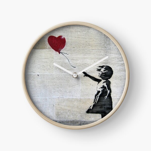 BANKSY WALL CLOCK Riot Cop KARIMOKU www.krzysztofbialy.com