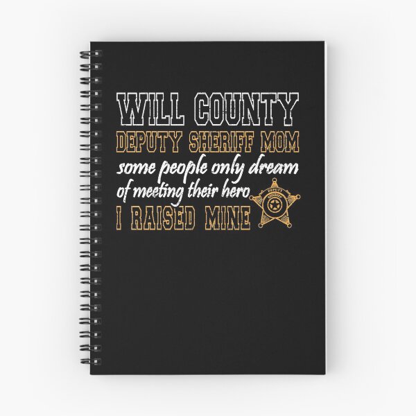 Item preview, Will County Deputy Sheriff Mom designed and sold by shoppzee.
