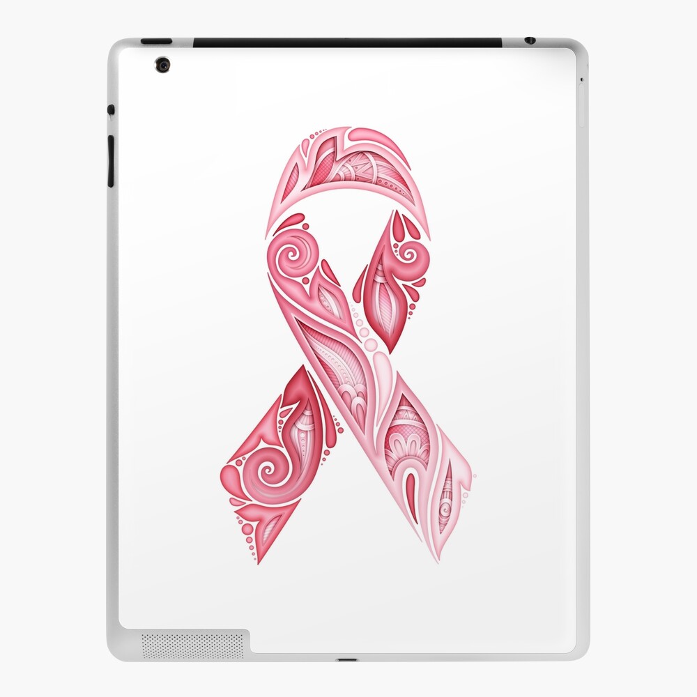 Cheap Custom Pink Black 3D Pink Ribbon Breast Cancer Awareness