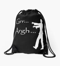 Grr Argh Drawstring Bag