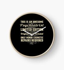 Psychiatrist Funny Job Gift Clock