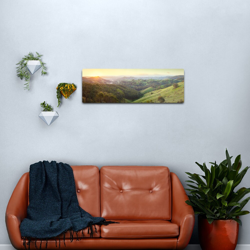 Valley of a Thousand Hills, Murchison Gap, Victoria, Australia Metal Print