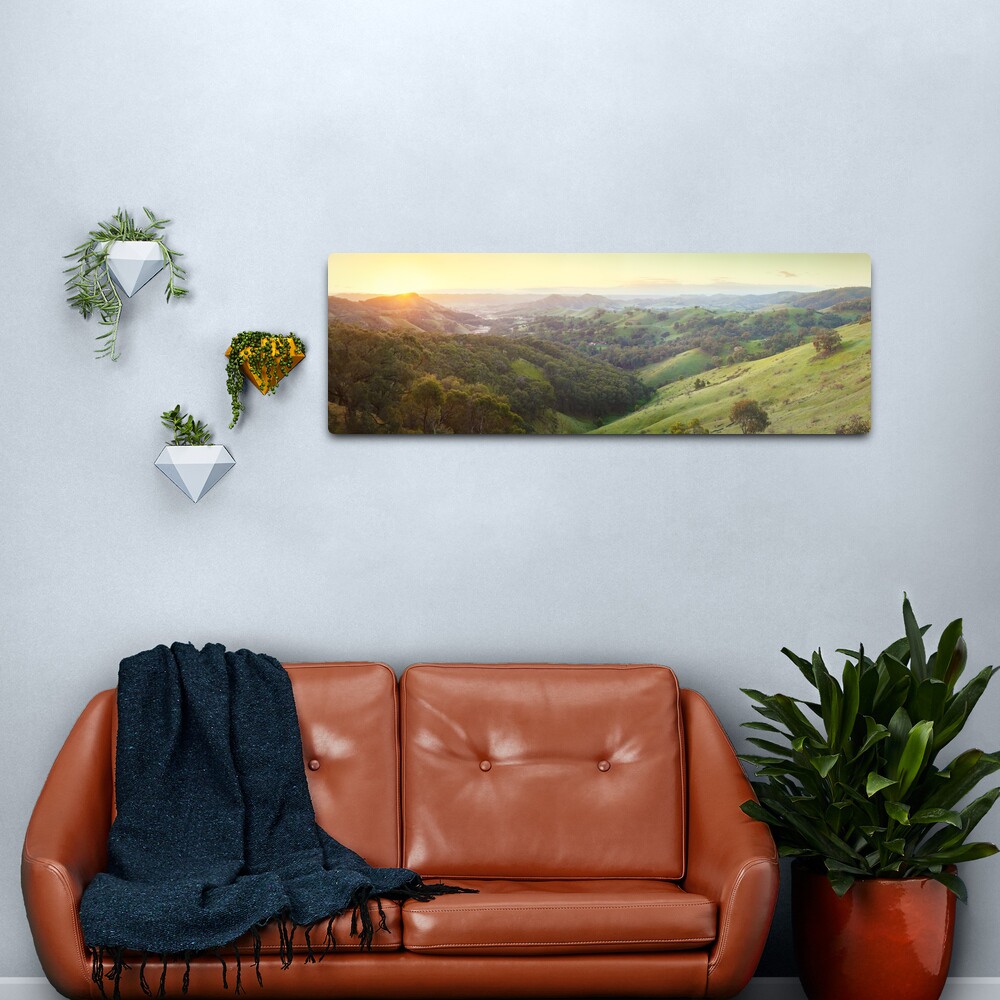 Valley of a Thousand Hills, Murchison Gap, Victoria, Australia Metal Print