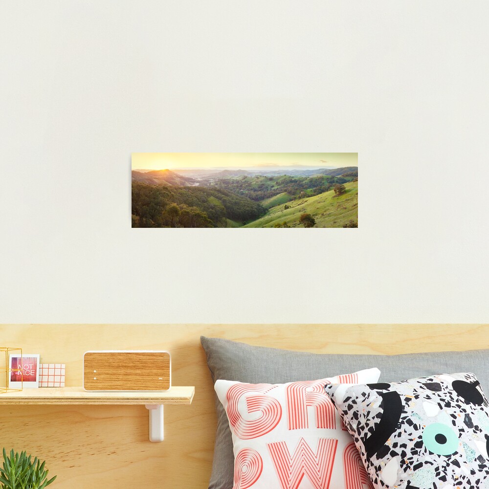 Valley of a Thousand Hills, Murchison Gap, Victoria, Australia Photographic Print