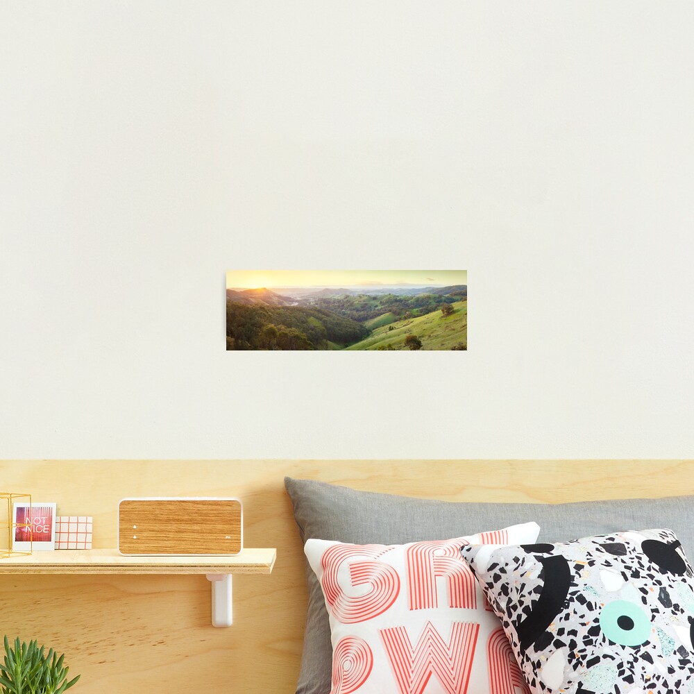 Valley of a Thousand Hills, Murchison Gap, Victoria, Australia Photographic Print
