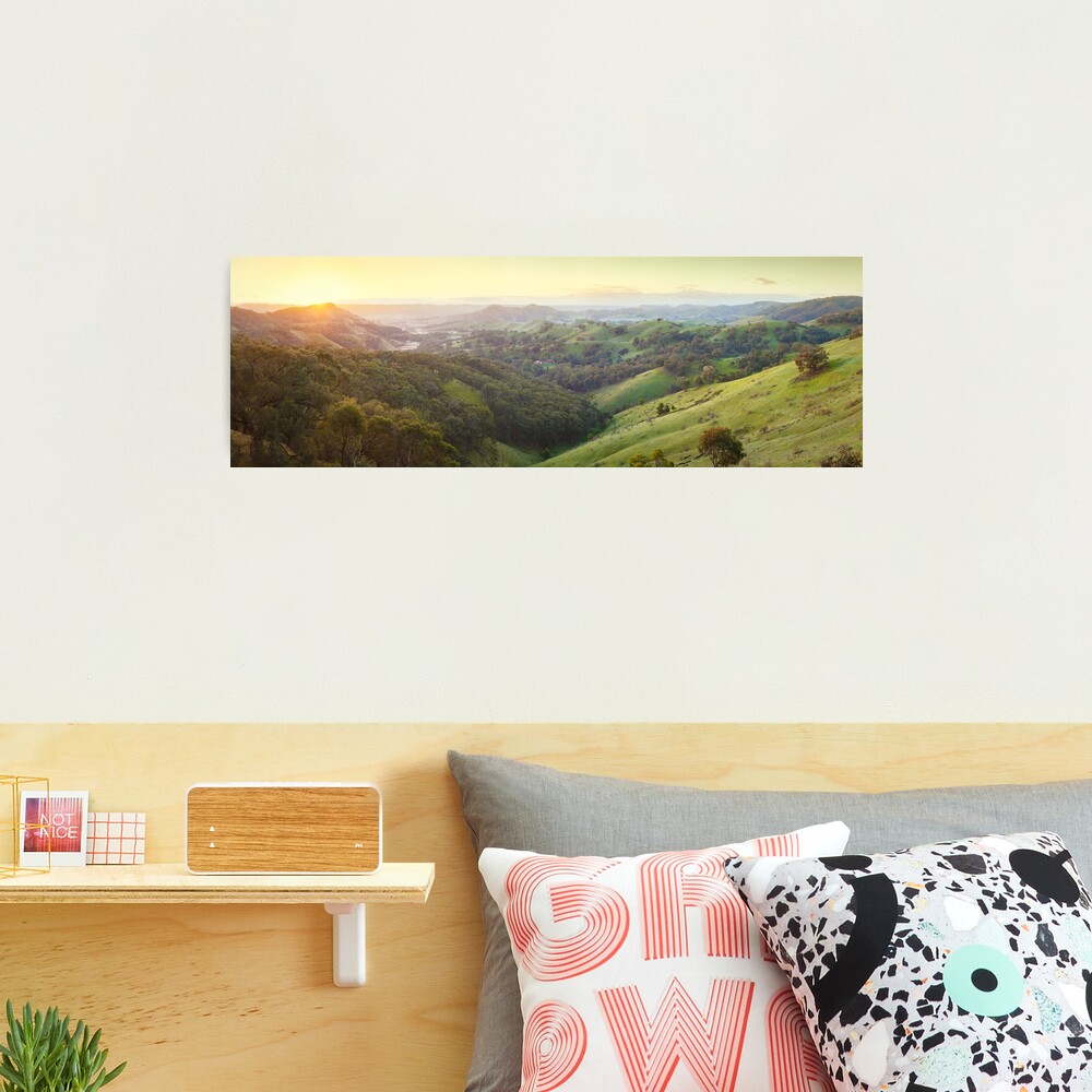 Valley of a Thousand Hills, Murchison Gap, Victoria, Australia Photographic Print