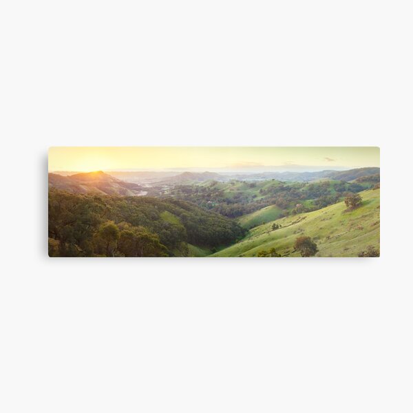 Valley of a Thousand Hills, Murchison Gap, Victoria, Australia Metal Print