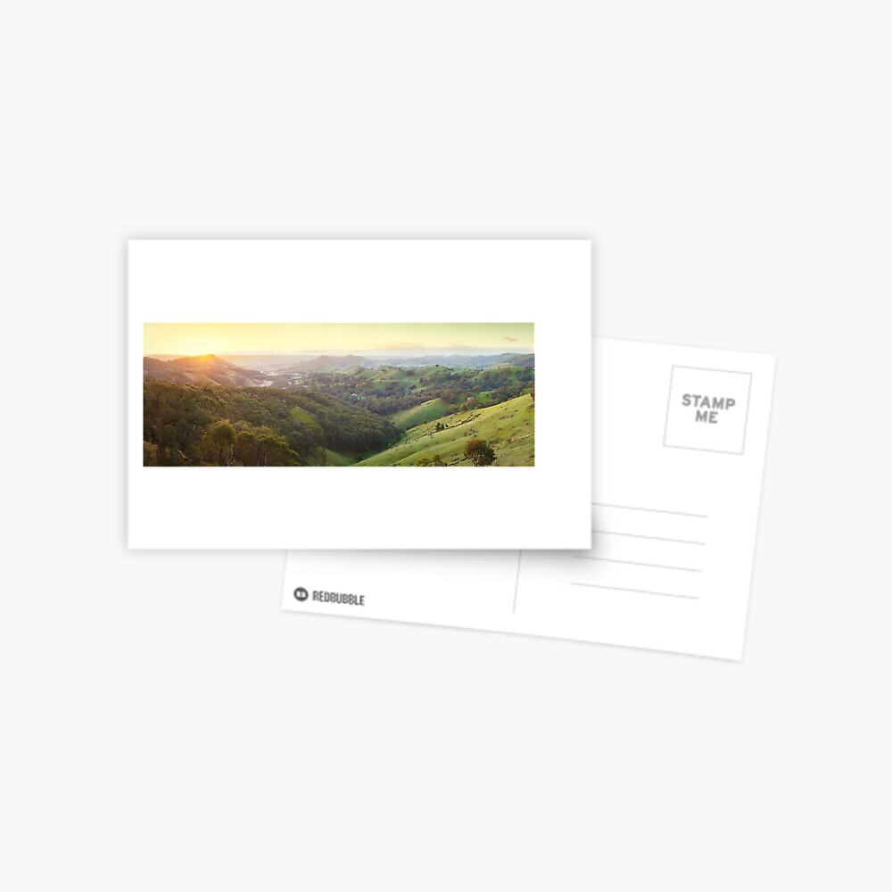 Valley of a Thousand Hills, Murchison Gap, Victoria, Australia Postcard