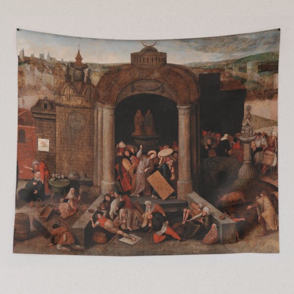 Item preview, Christ Driving the Traders from the Temple - Pieter Brueghel the Elder designed and sold by themasters.
