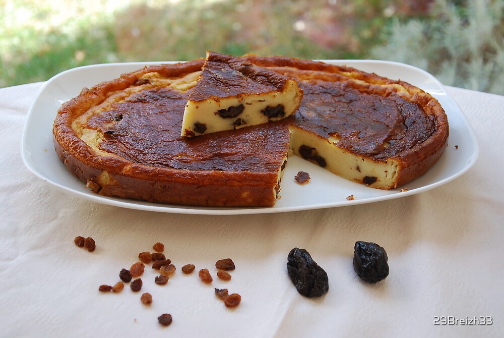 "Far Breton aux pruneaux Brittany prune (dried plum) cake" by 29Breizh33 Redbubble