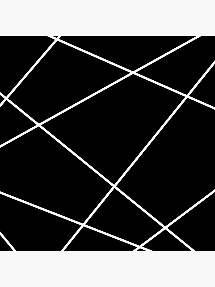 Geometric abstract - black and white. by kerens