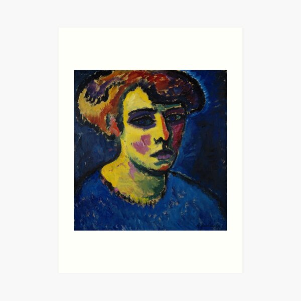Frauenkopf - Alexej von Jawlensky Kunstdruck