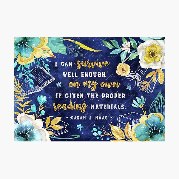 Item preview, I can survive designed and sold by Stella Bookish Art.