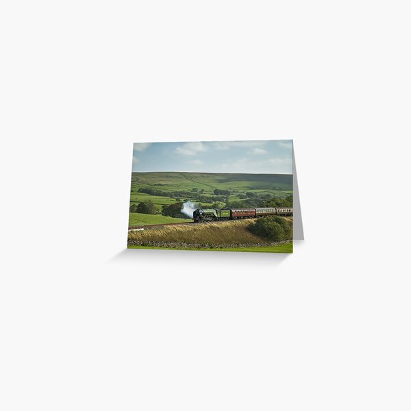 'Tornado' on The Settle & Carlisle Railway. Greeting Card