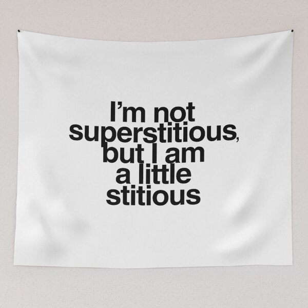Item preview, a little stitious  designed and sold by myheadisaprison.