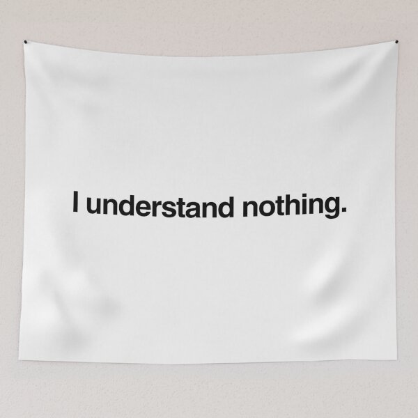 Item preview, i understand nothing. designed and sold by myheadisaprison.