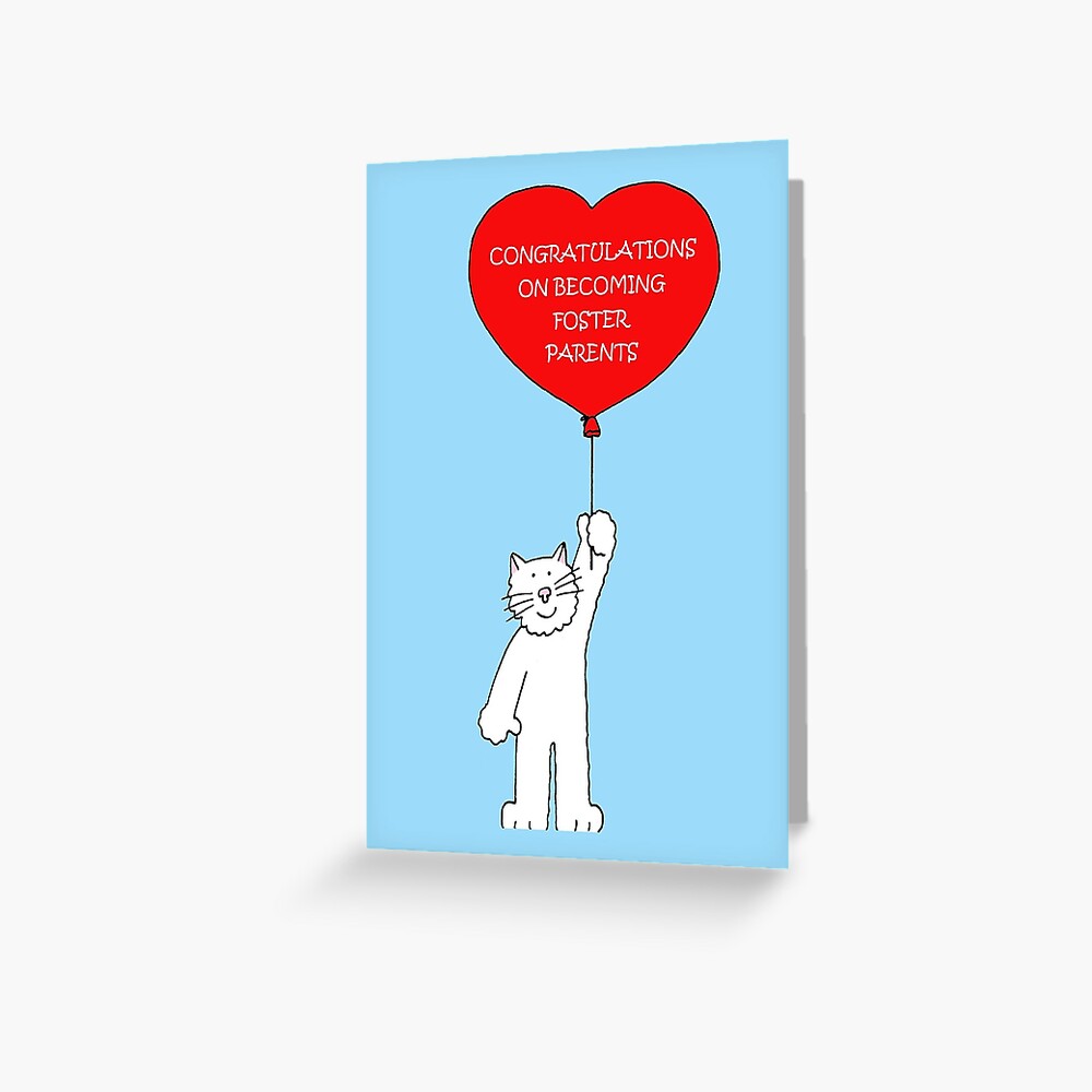 "Congratulations on Foster Parents" Greeting Card for Sale by