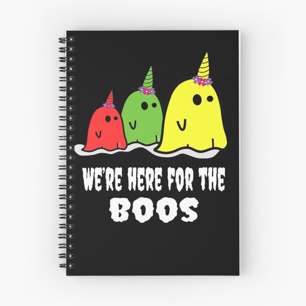 Artikelvorschau, Lustig sind wir hier für das Boos Halloween entworfen und verkauft von Burley Threads.