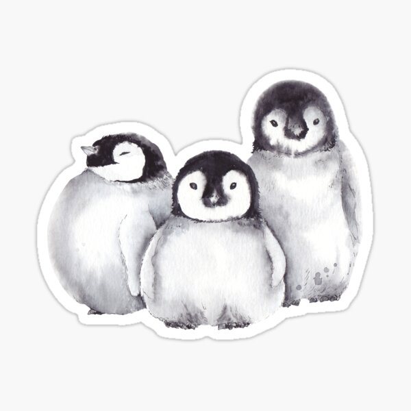 Sticker: Pinguinbaby