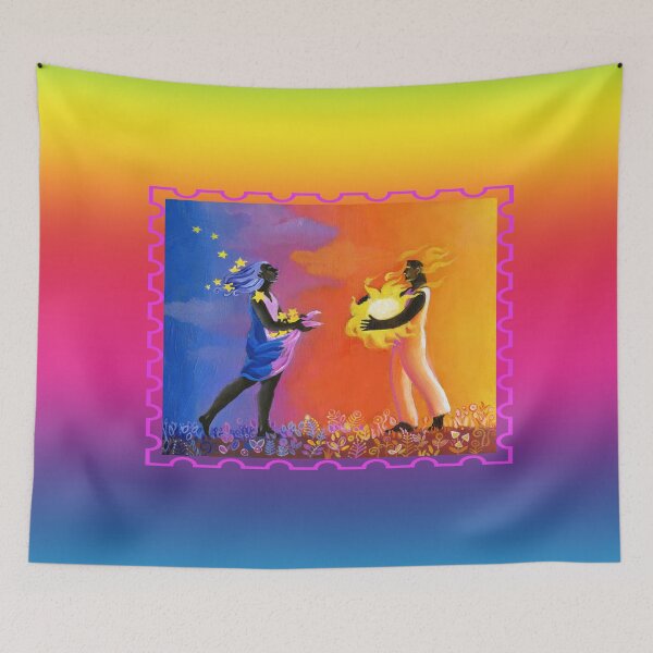 Item preview, ancestral love surreal dreamin illustration	 designed and sold by nuvolanevicata.