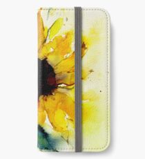 Sonnenblume iPhone Flip-Case/Hülle/Skin