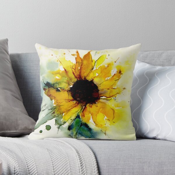 sunflower Throw Pillow