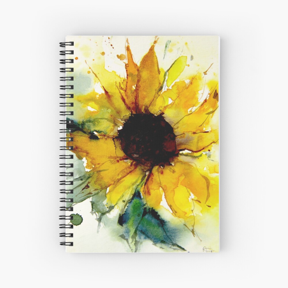 sunflower Spiral Notebook