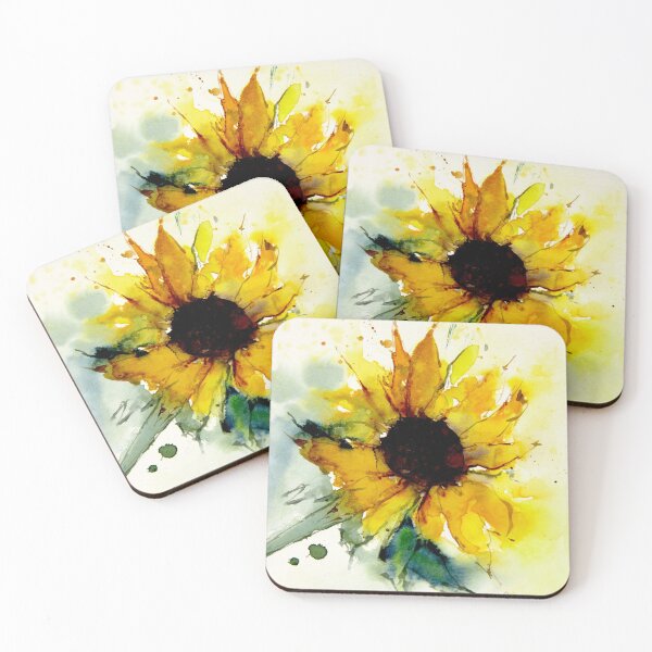 sunflower Coasters (Set of 4)