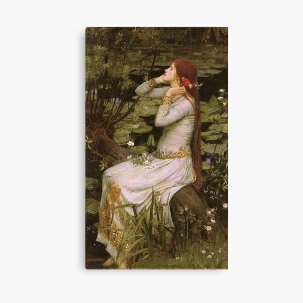 Home Decor Art Print on Canvas John William Waterhouse Redhead