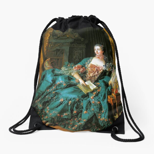 Madame de Pompadour-Francois Boucher Drawstring Bag