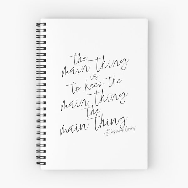 Artikelvorschau, The main thing is to keep the main thing the main thing entworfen und verkauft von DayProvement.