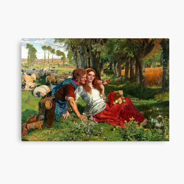 The Hireling Shepherd - William Holman Hunt Canvas Print