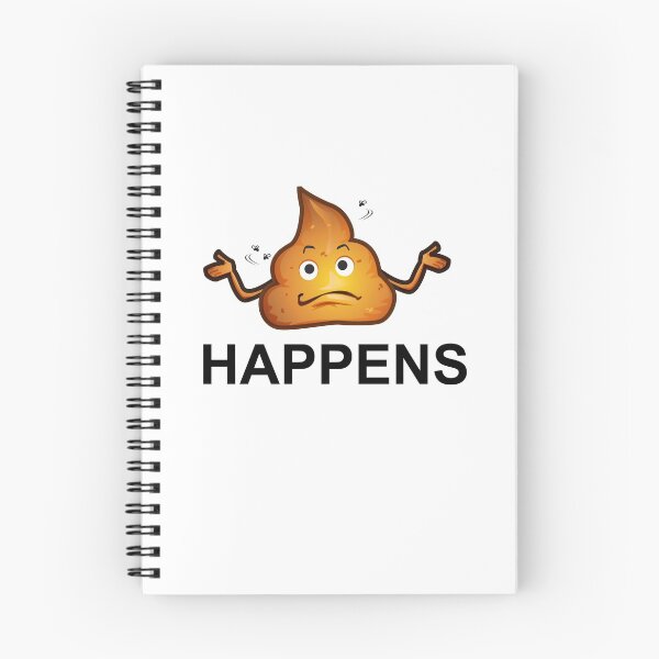 Item preview, Shit Happens Poop Emoji designed and sold by SillyShirtsLOL.
