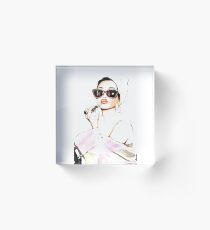 Holly Golightly Breakfast At Tiffany's Fashion Sunglasses T-Shirts Acrylic Block