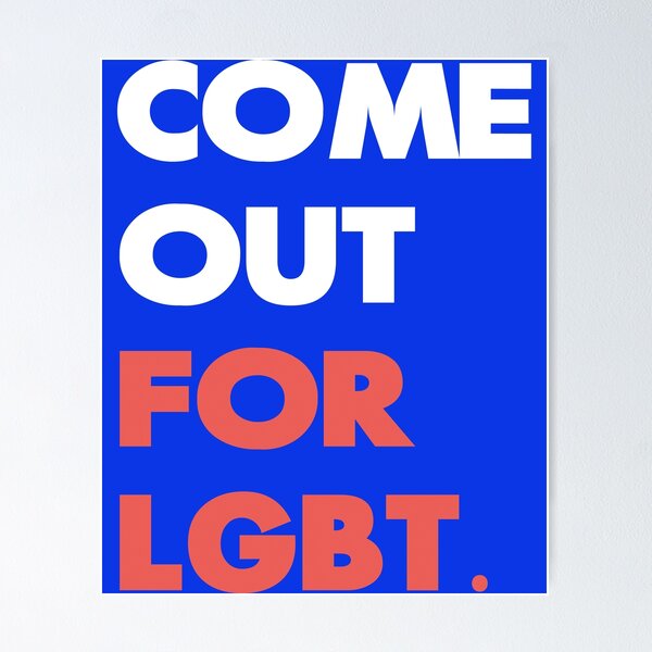 Item preview, Come Out For LGBT Rainbow T-Shirt designed and sold by Oles Bielienkyi.