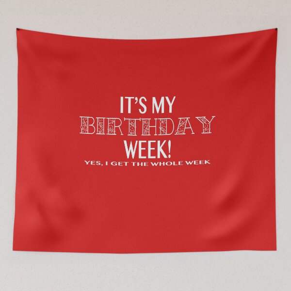 Item preview, It's My Birthday Week designed and sold by Maka4.