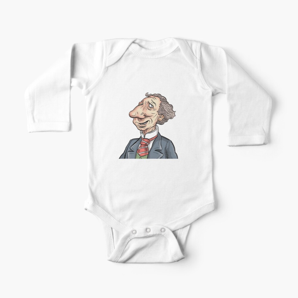 Item preview, Long Sleeve Baby One-Piece designed and sold by MacKaycartoons.