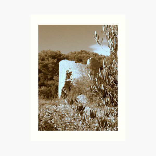 OLD WINDMILL Art Print