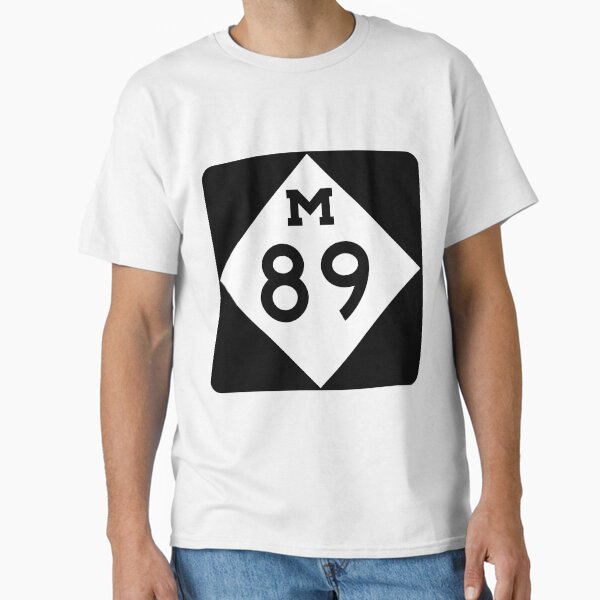 Item preview, Michigan M-89 | United States Highway Shield Sign Sticker designed and sold by Transit Traveller.