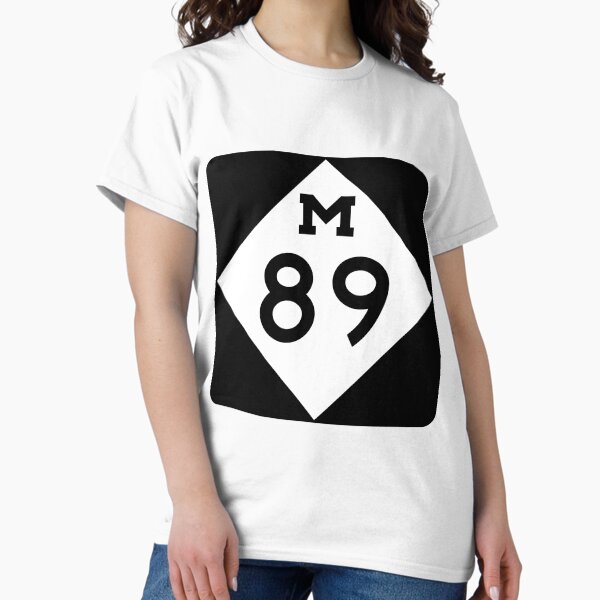 Item preview, Michigan M-89 | United States Highway Shield Sign Sticker designed and sold by Transit Traveller.