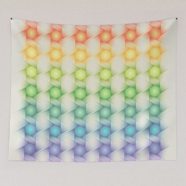 Item preview, Colorful Polygon Pattern designed and sold by livianasgifts.
