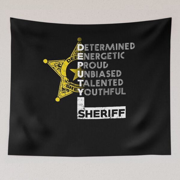 Item preview, Determined Energetic Proud Unbiased Talented Youthful Deputy Sheriff designed and sold by shoppzee.