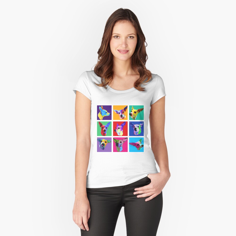 Maggie Warholed Fitted Scoop T-Shirt