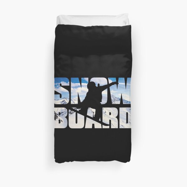 Snowboard Duvet Cover