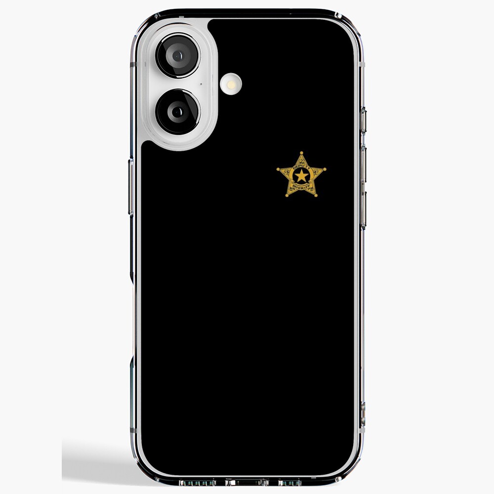 Deputy sheriff Badge Yellow Sticker