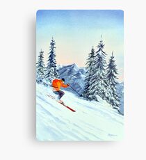 Skiing - The Clear Leader Metal Print