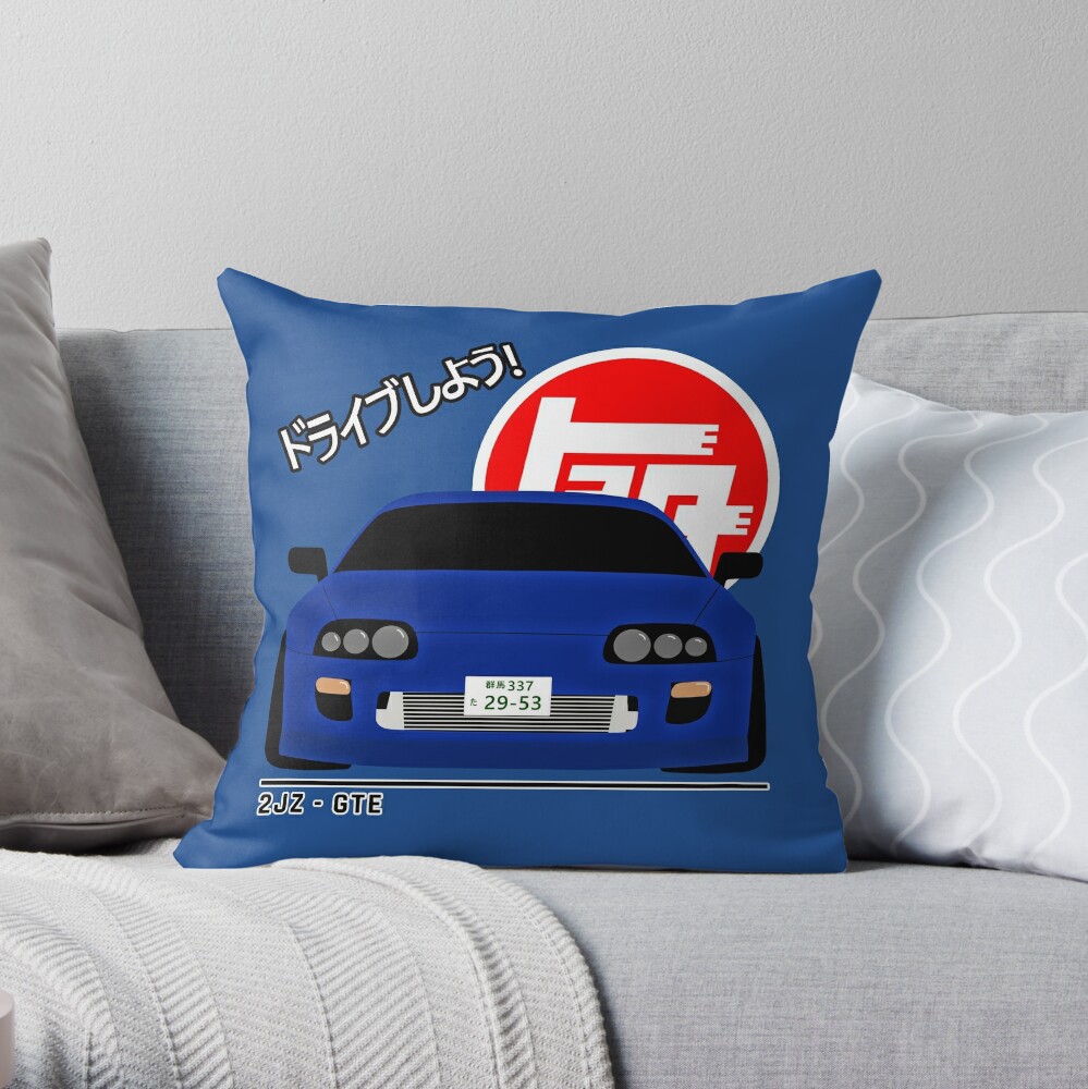 Toyota Supra Minimal Fanart C A Cars Tapestry By Colorandart Lab Redbubble